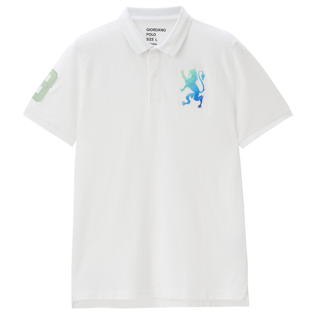 Men's 3D Lion Polo