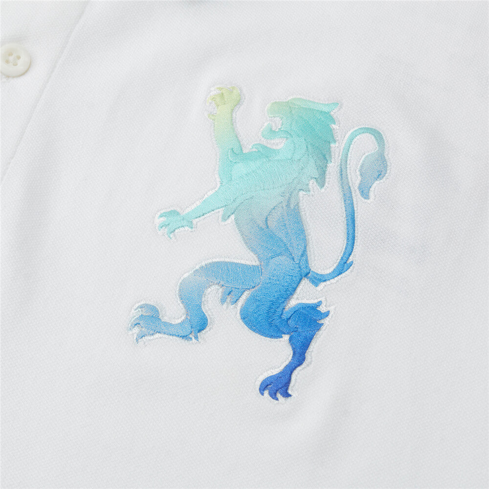 Men's 3D Lion Polo