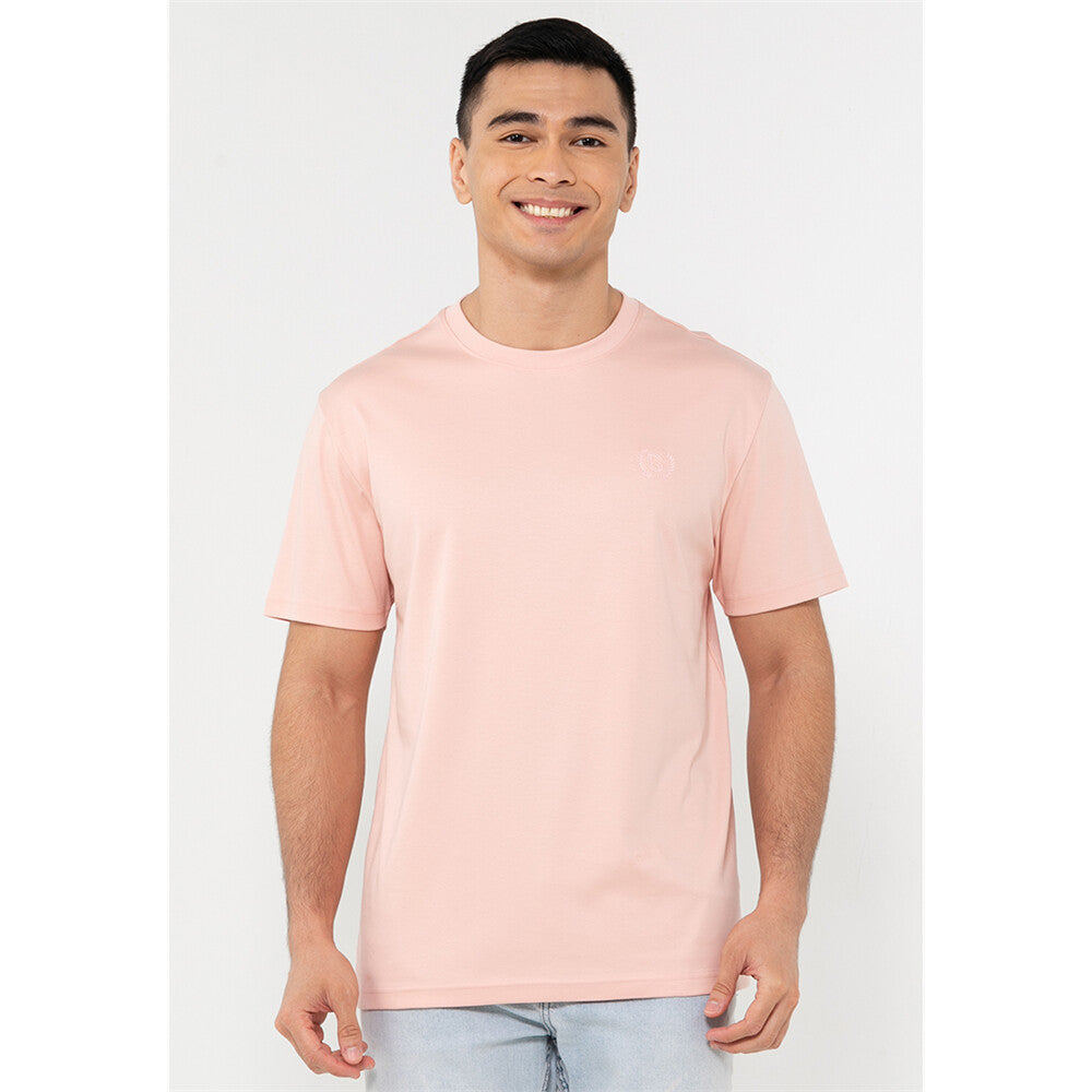 Giordano Men's Liquid Touch Tee-Pink