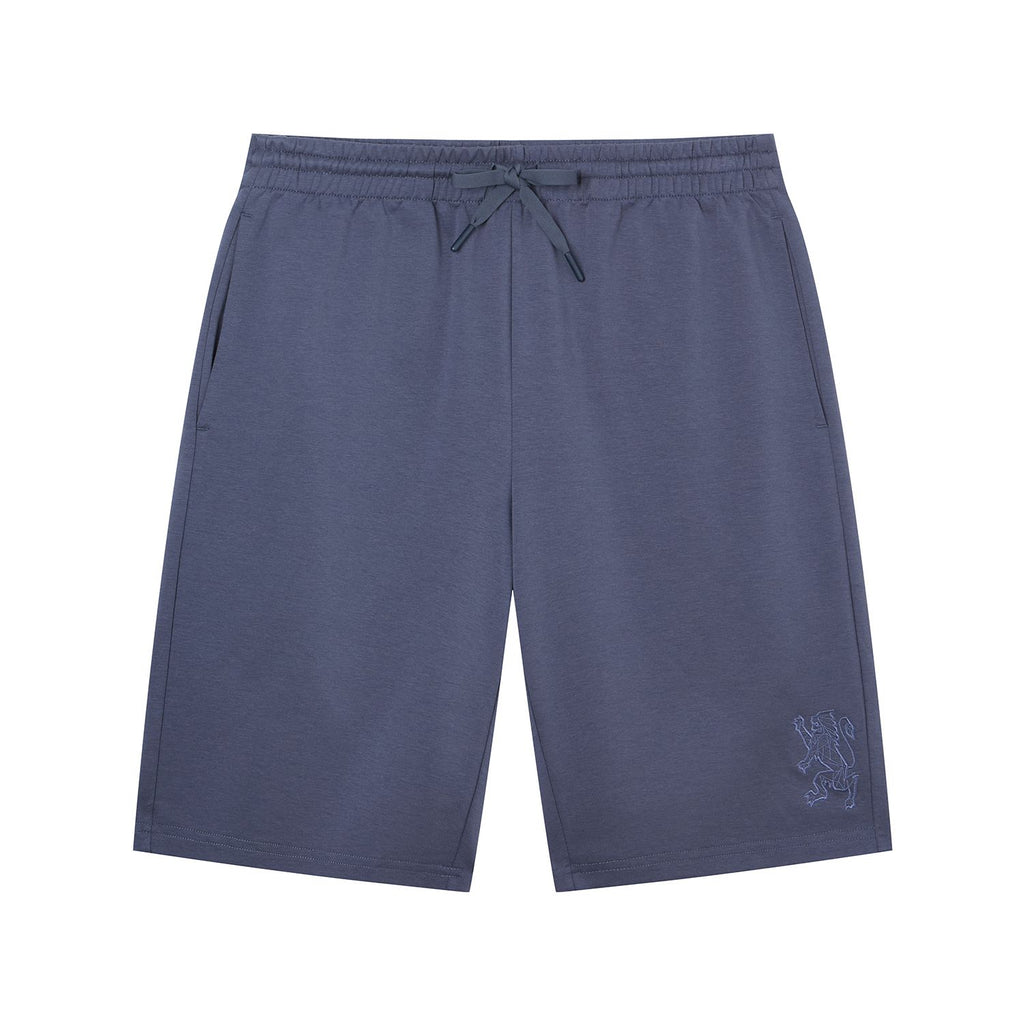 Men Regular Interlock Embroidery Shorts