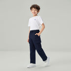 Kids' Relaxed Straight Twill Cargo Pants