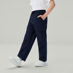 Kids' Relaxed Straight Twill Cargo Pants