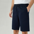 Men's Slim Peach Twill Elastic Shorts