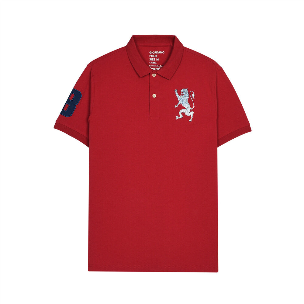 Men's 3D Lion Polo