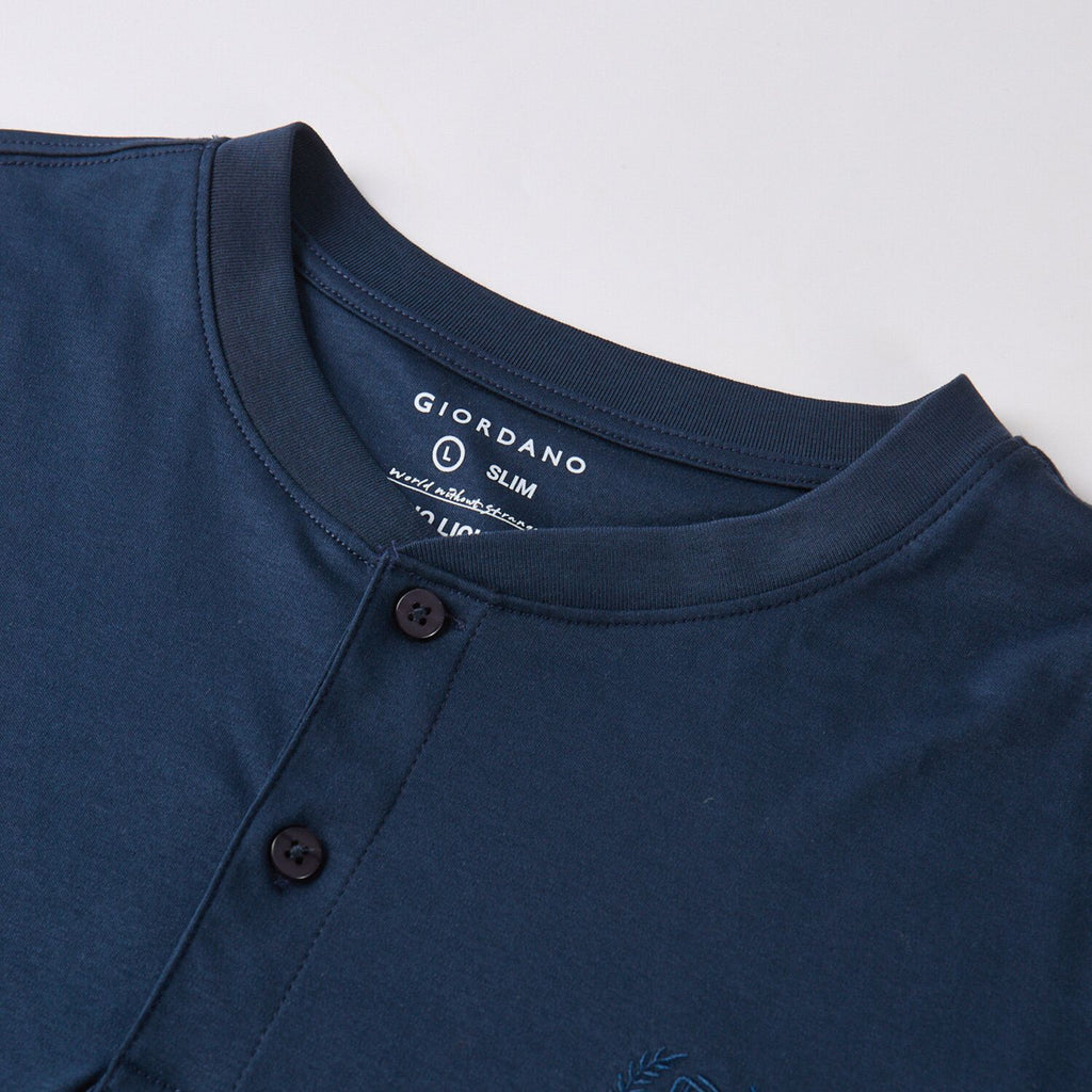 Men's Liquid Touch Slim Henley Tee
