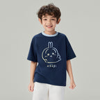 Kids' Chiikawa Navy Character Relaxed Graphic Tee