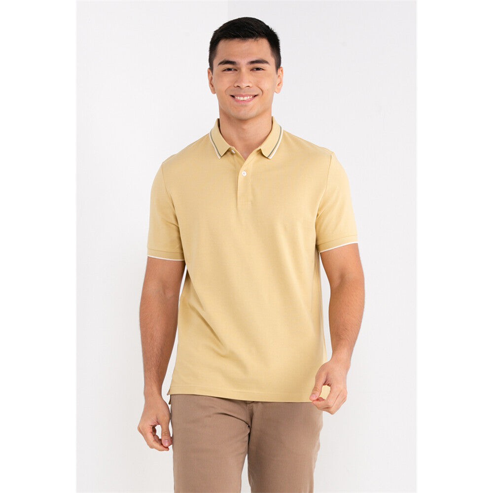 Men's Cotton Lycra Pique Slim Fit Polo