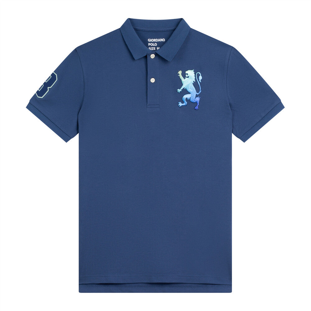 Men's 3D Lion Polo