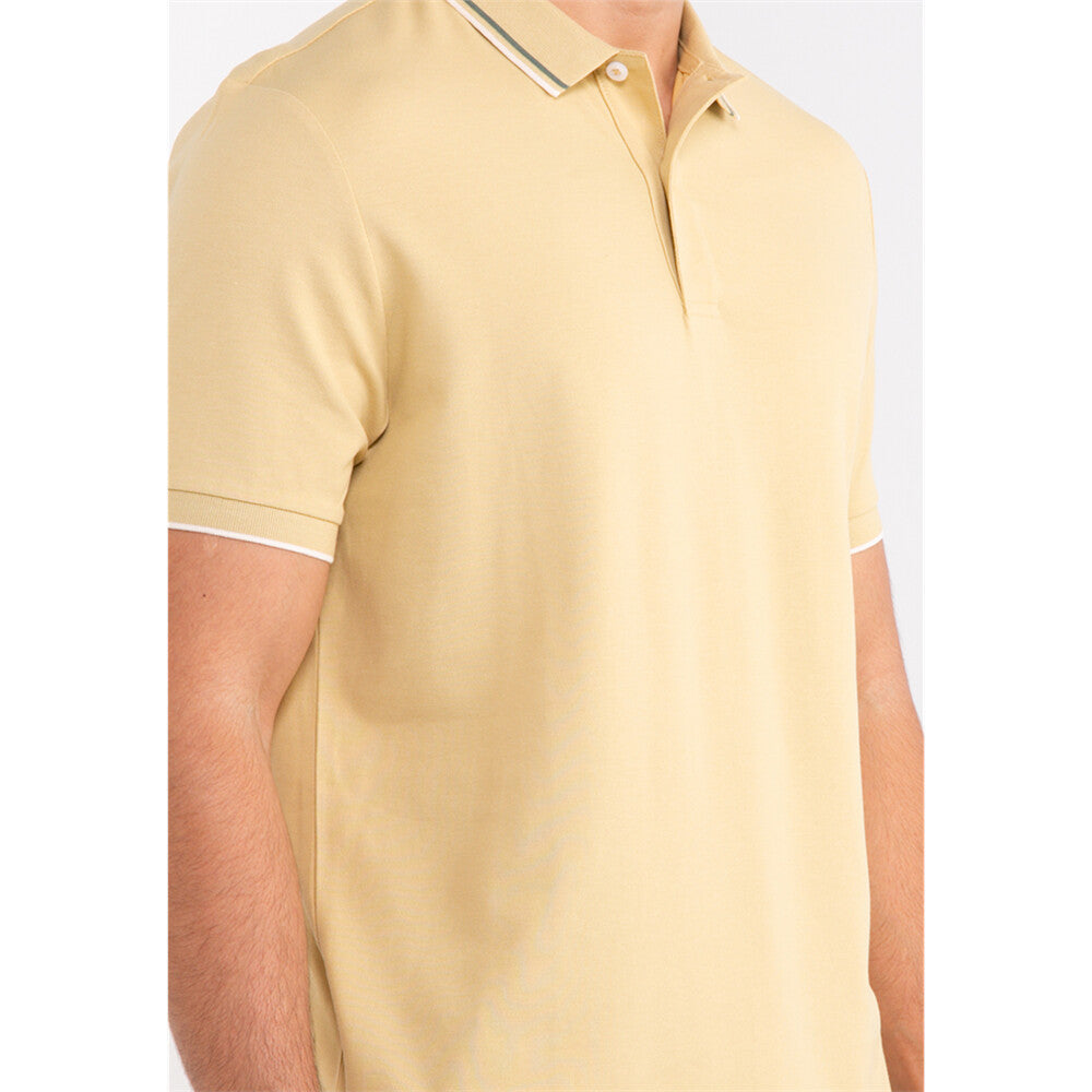 Men's Cotton Lycra Pique Slim Fit Polo