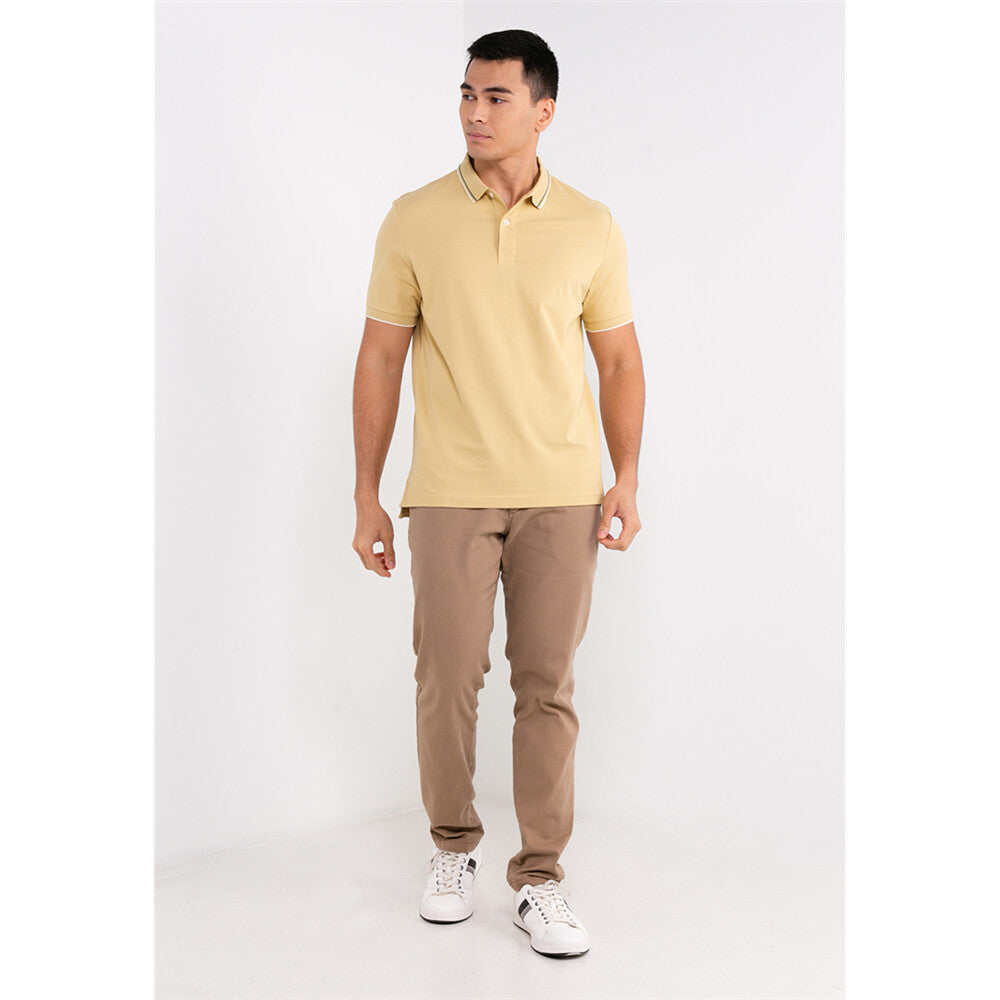 Men's Cotton Lycra Pique Slim Fit Polo