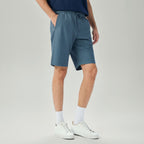 Men's Slim Peach Twill Elastic Shorts