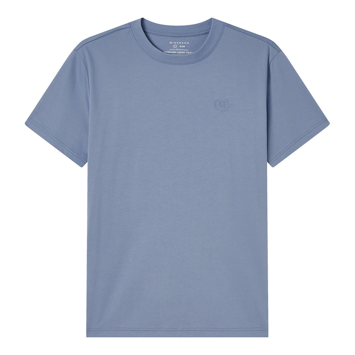 Men's Slim Fit Liquid Touch Cotton Crew Neck Tee