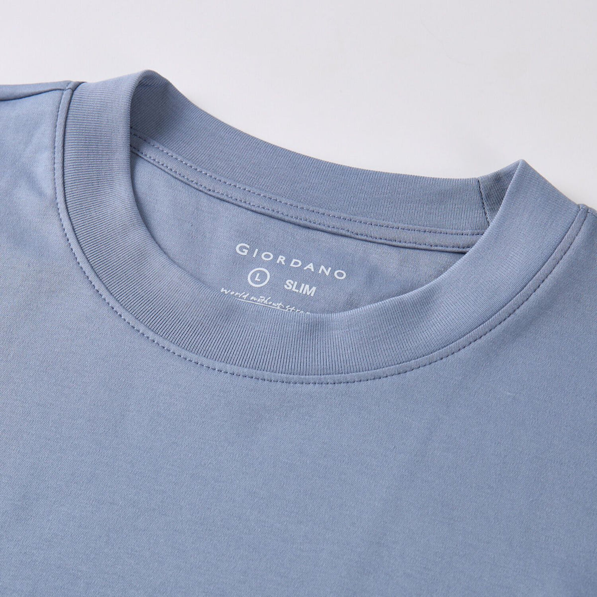 Men's Slim Fit Liquid Touch Cotton Crew Neck Tee