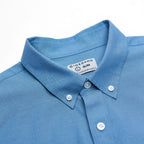 Men’s Cotton Oxford Slim Fit Short-Sleeve Shirt with Embroidery