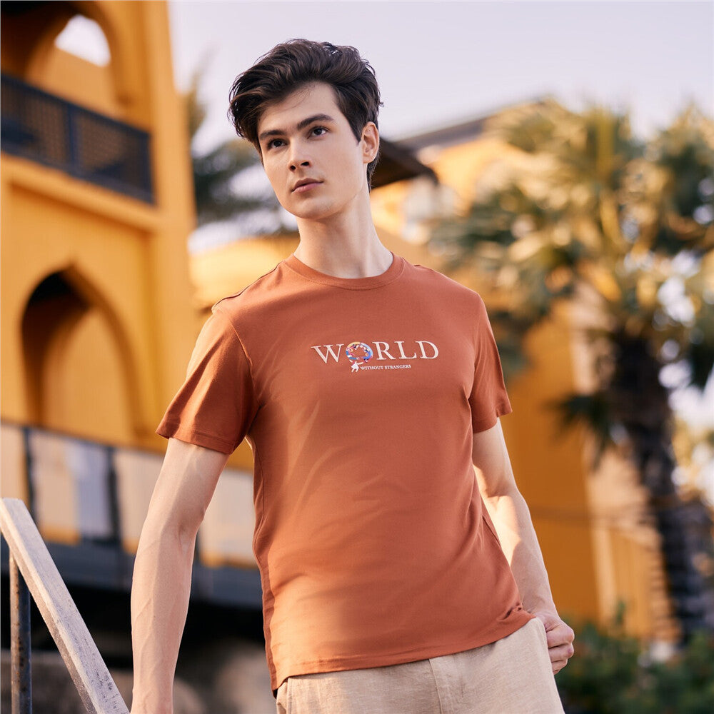 Men's Wws Theme Print Tee's