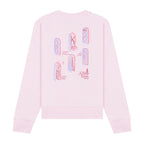 Women's Crew Neck Long Sleeve Boyfriend Fit Print Sweatshirt - Life Is A Journey Collection