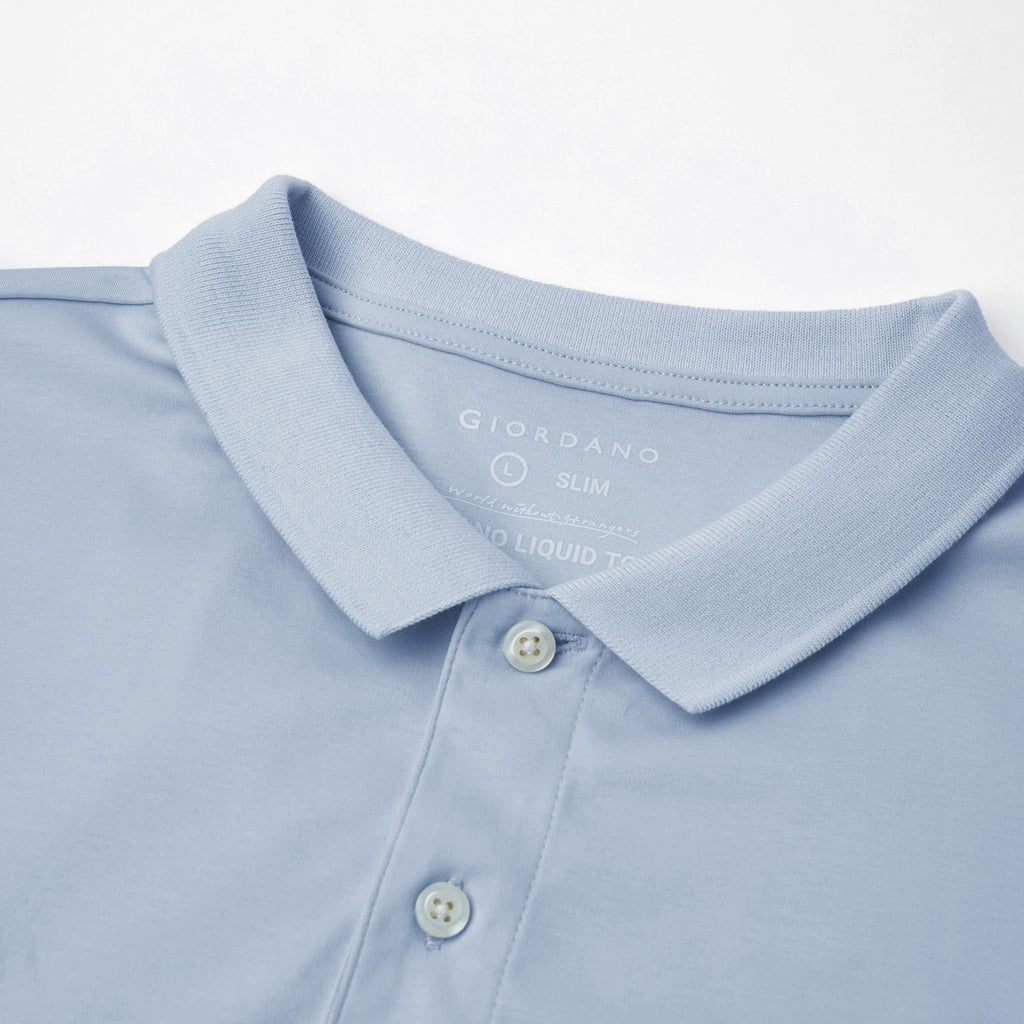Men’s Slim Fit Liquid Touch Cotton Interlock Polo