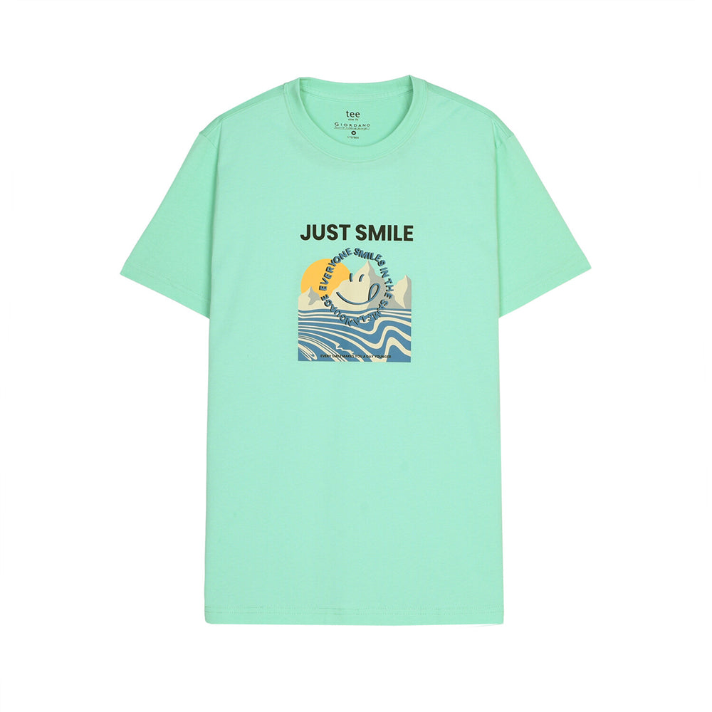 Men's Letter Print Tee