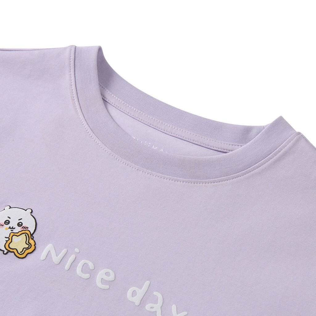 Kids' Chiikawa Subdued Blue Crew Neck Graphic Tee