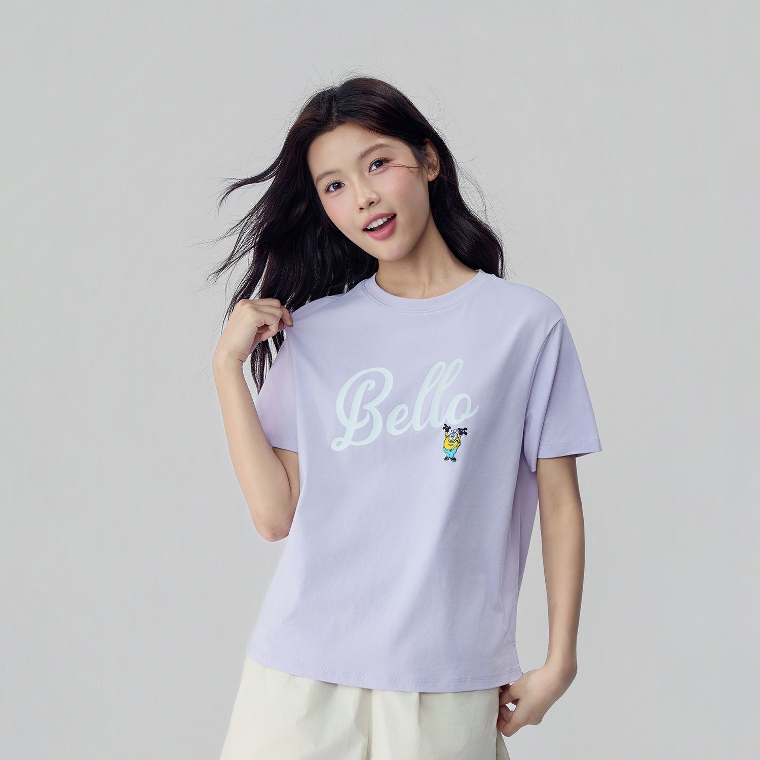 Women's Boyfriend Minions Bello Tee