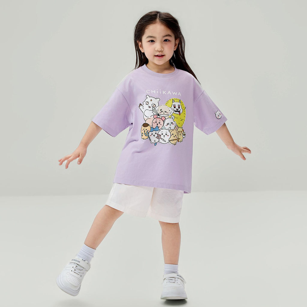 Kid's Chiikawa Orchid Petal Soft Relaxed Graphic Tee