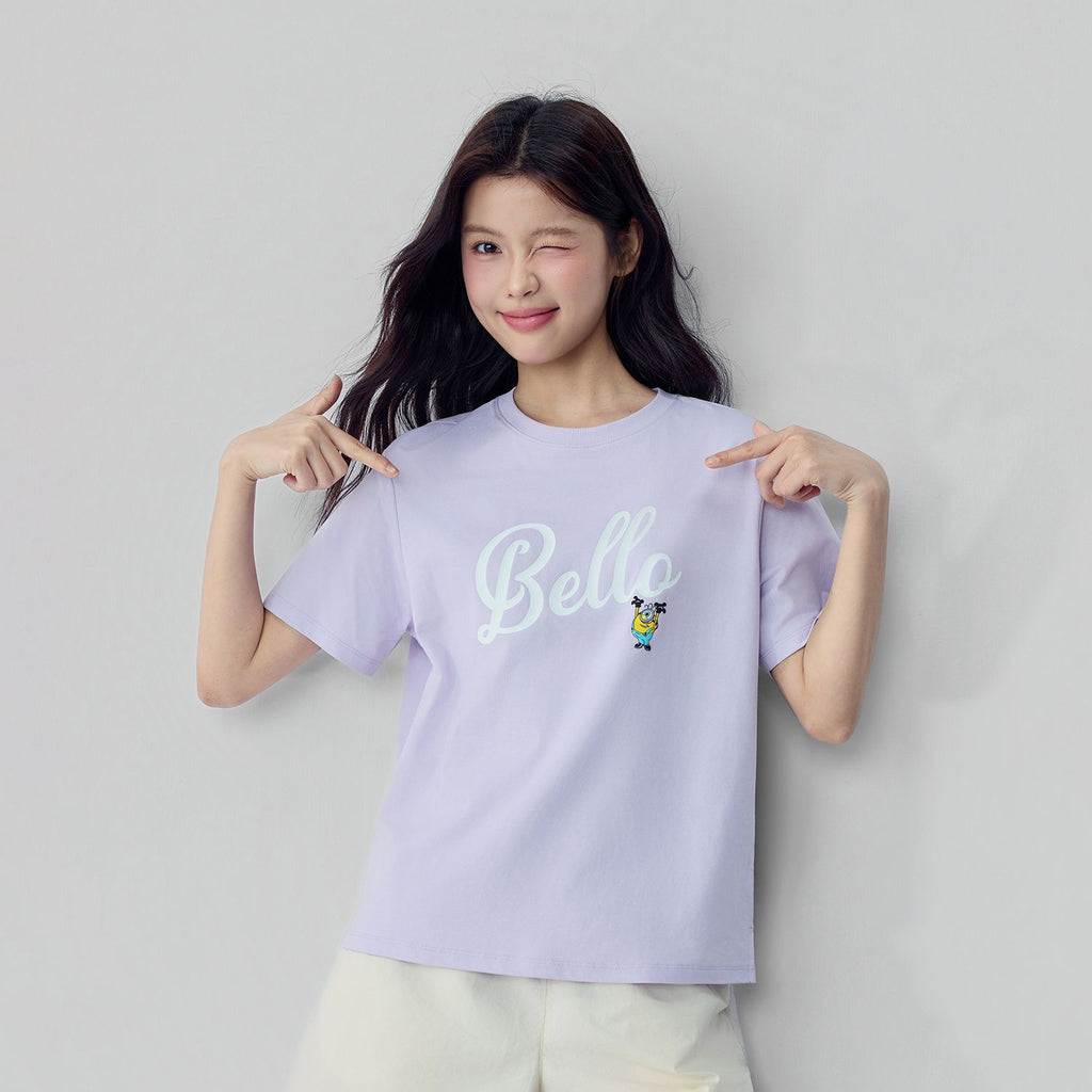 Women's Boyfriend Minions Bello Tee