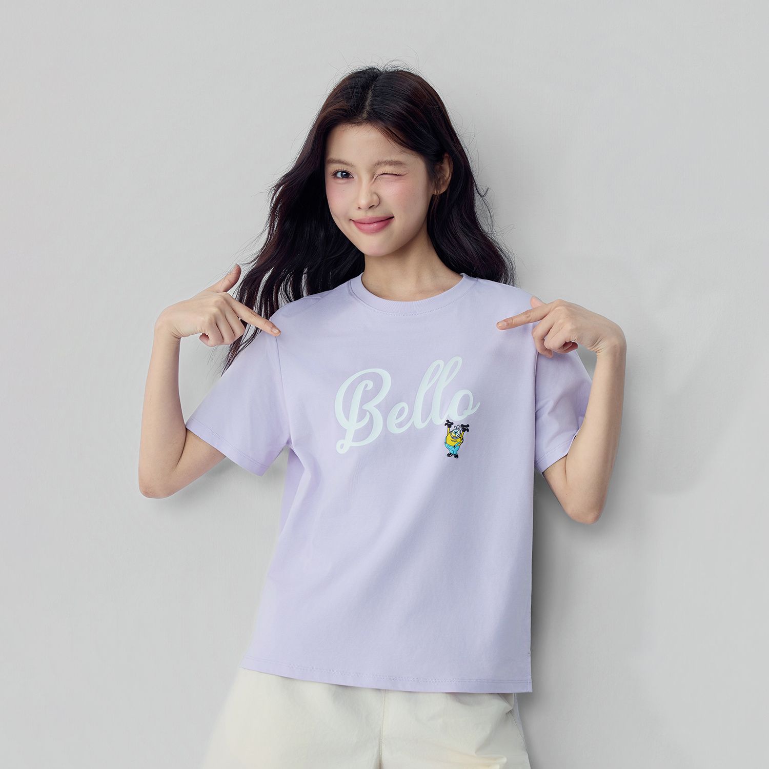 Women's Boyfriend Minions Bello Tee