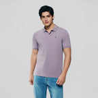 Men Slim Cotton Lycra Embroidered Polo