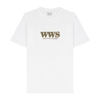 Giordano Men's Cotton Jersey Crewneck Short Sleeve Slim Fit Wws Print Tee-White