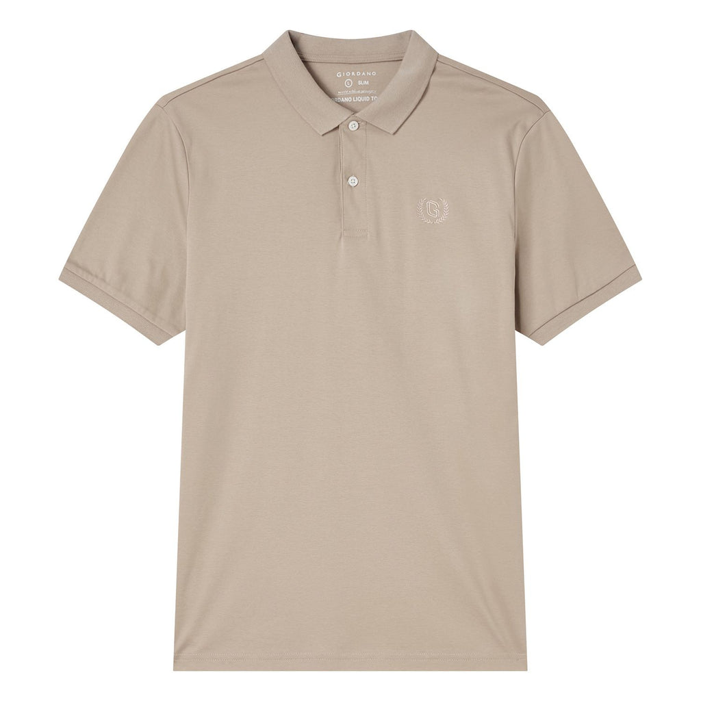 Men’s Slim Fit Liquid Touch Cotton Interlock Polo