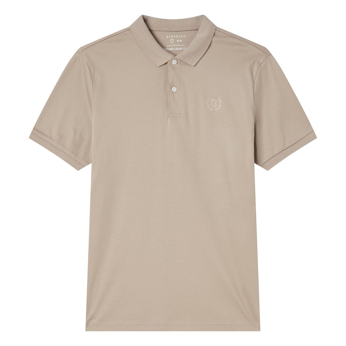 Men’s Slim Fit Liquid Touch Cotton Interlock Polo