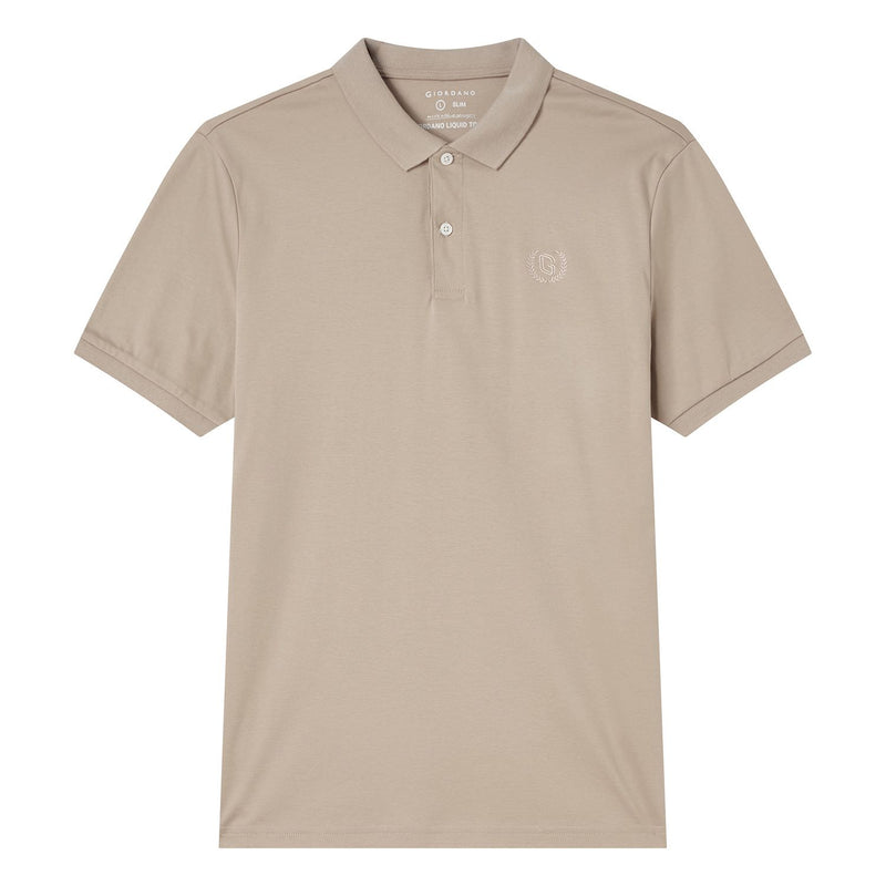 Men’s Slim Fit Liquid Touch Cotton Interlock Polo