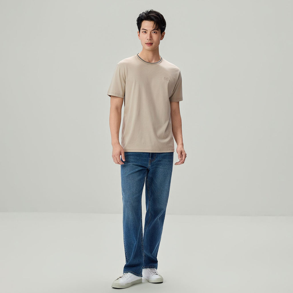 Men's Liquid Touch Relaxed Embroidered Tee