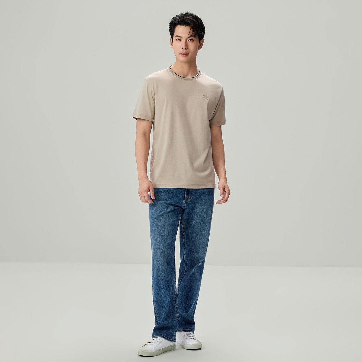 Men's Liquid Touch Relaxed Embroidered Tee