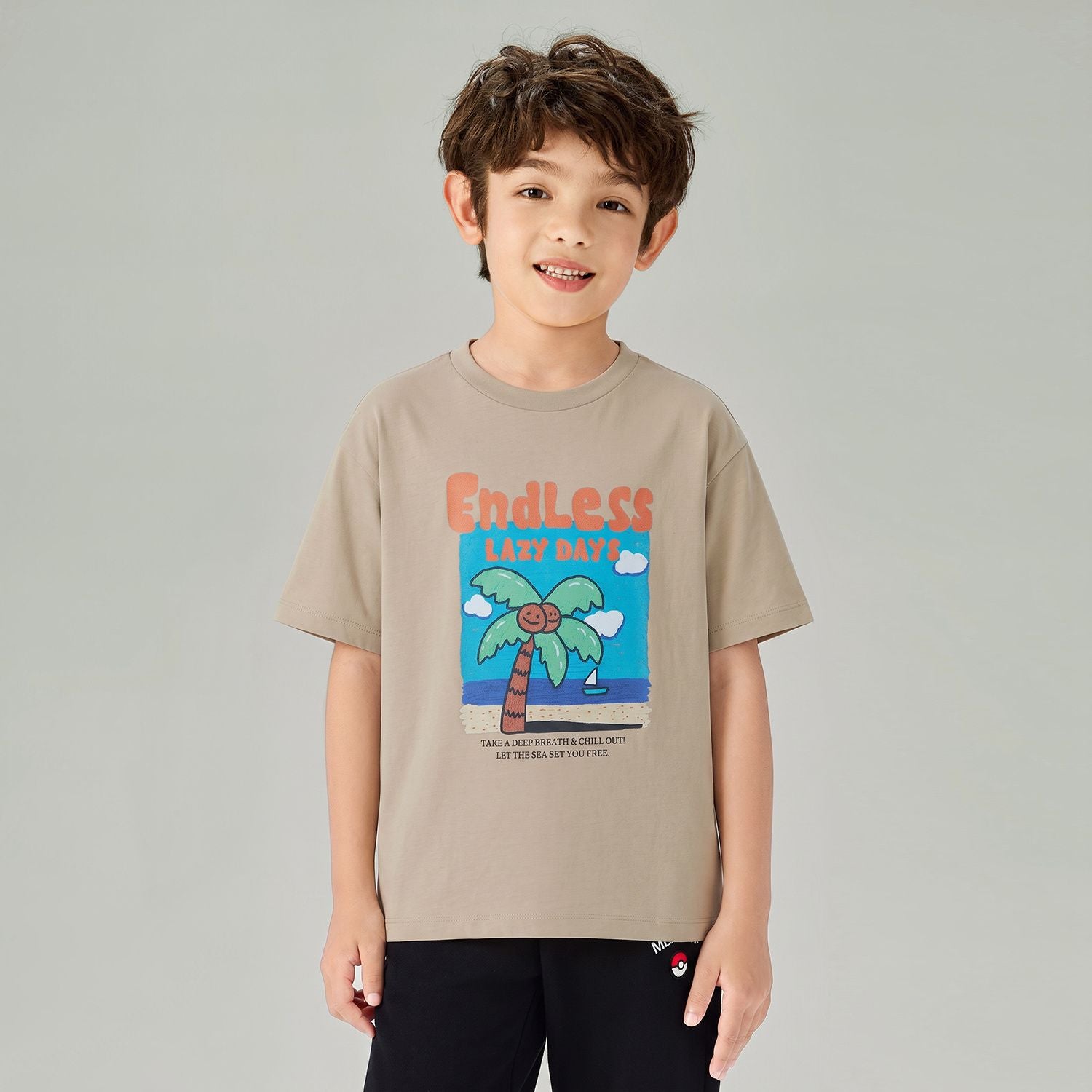 Kid's Endless Lazy Days Pure Cashmere Relaxed Tee