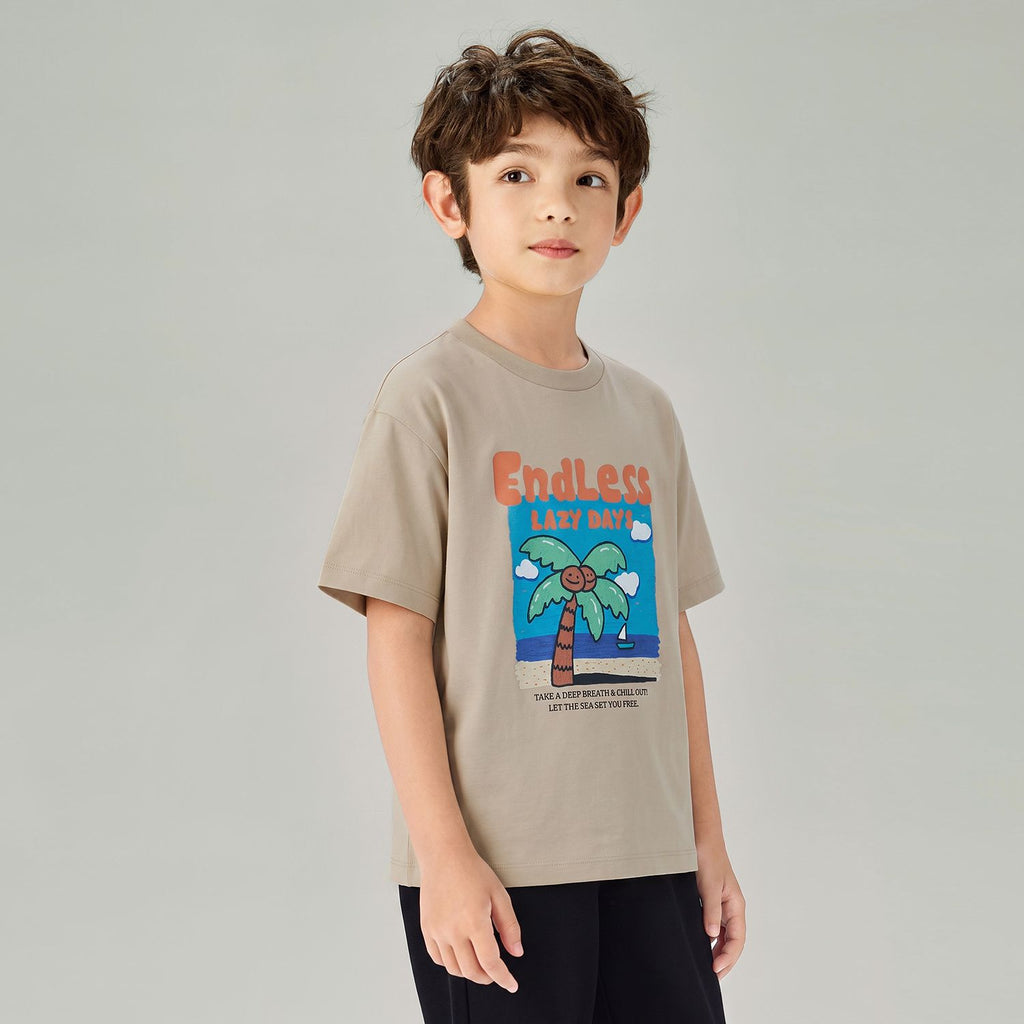 Kid's Endless Lazy Days Pure Cashmere Relaxed Tee