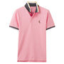 Men Deer Embroidery Polo