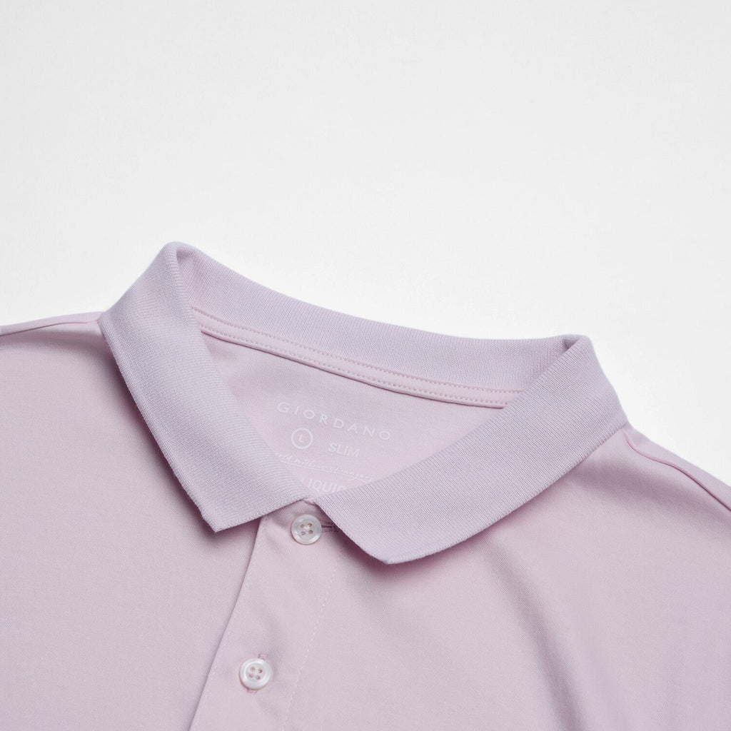 Men’s Slim Fit Liquid Touch Cotton Interlock Polo