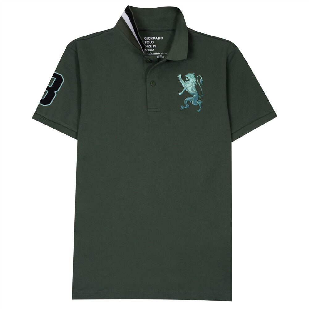 Men's 3D Lion Polo