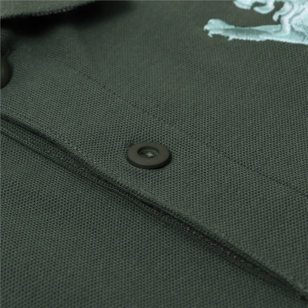 Men's 3D Lion Polo