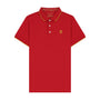 Giordano Men's Embroidered Polo-Red