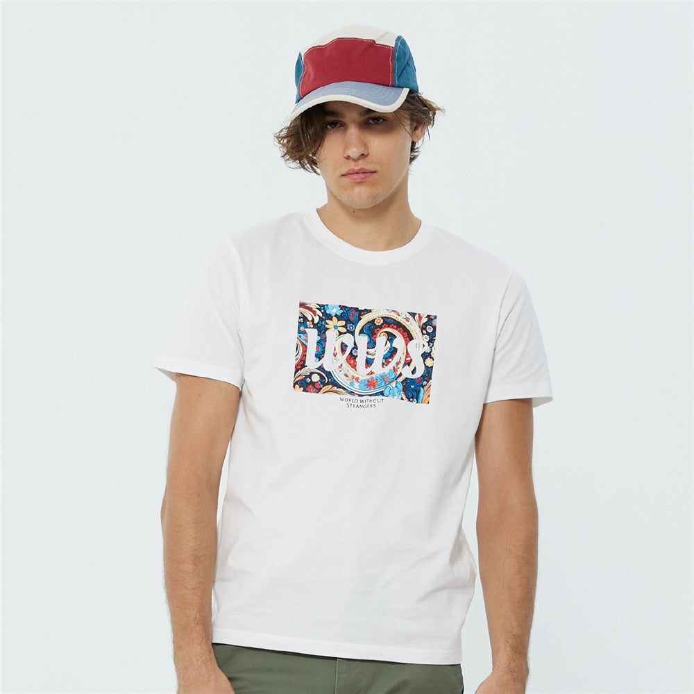 Men's Wws Theme Print Tee's