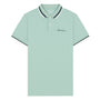 Men's Slim Fit Cotton Polo Shirt With Sailboat Embroidery