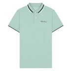 Men's Slim Fit Cotton Polo Shirt With Sailboat Embroidery