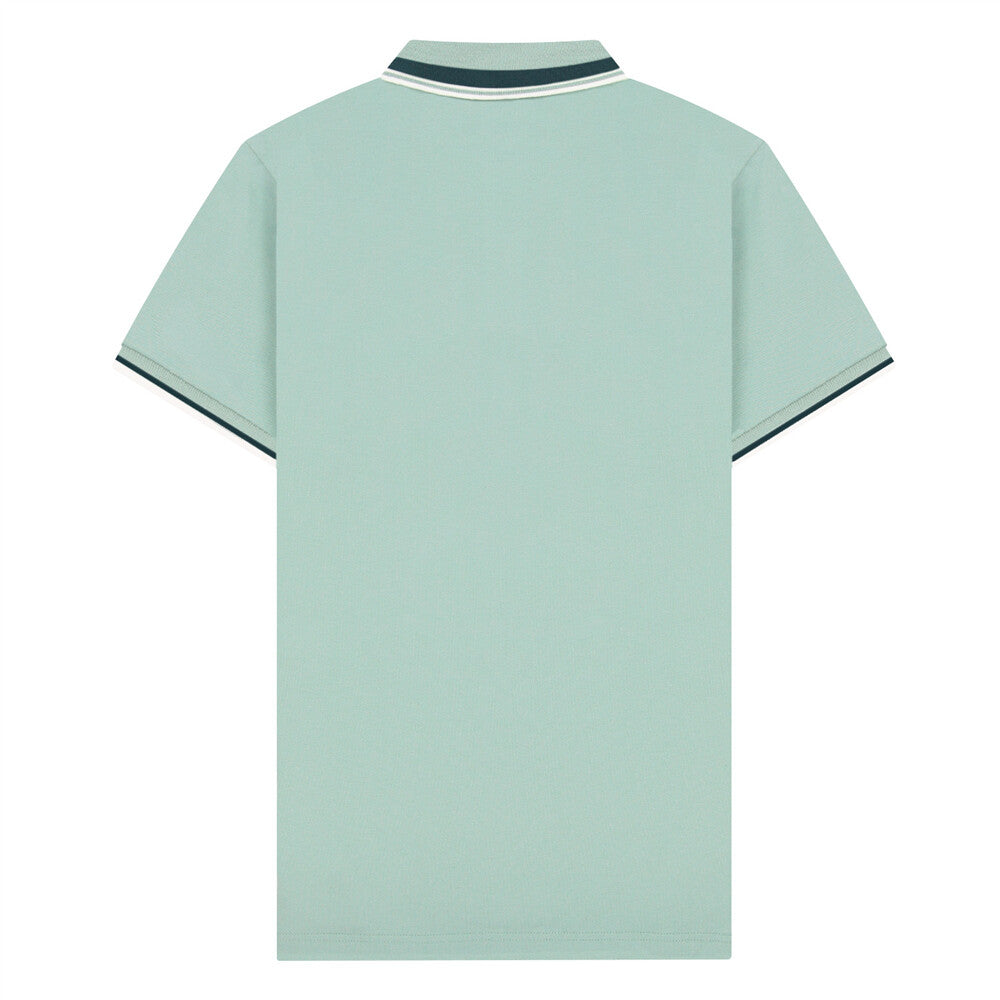 Men's Slim Fit Cotton Polo Shirt With Sailboat Embroidery
