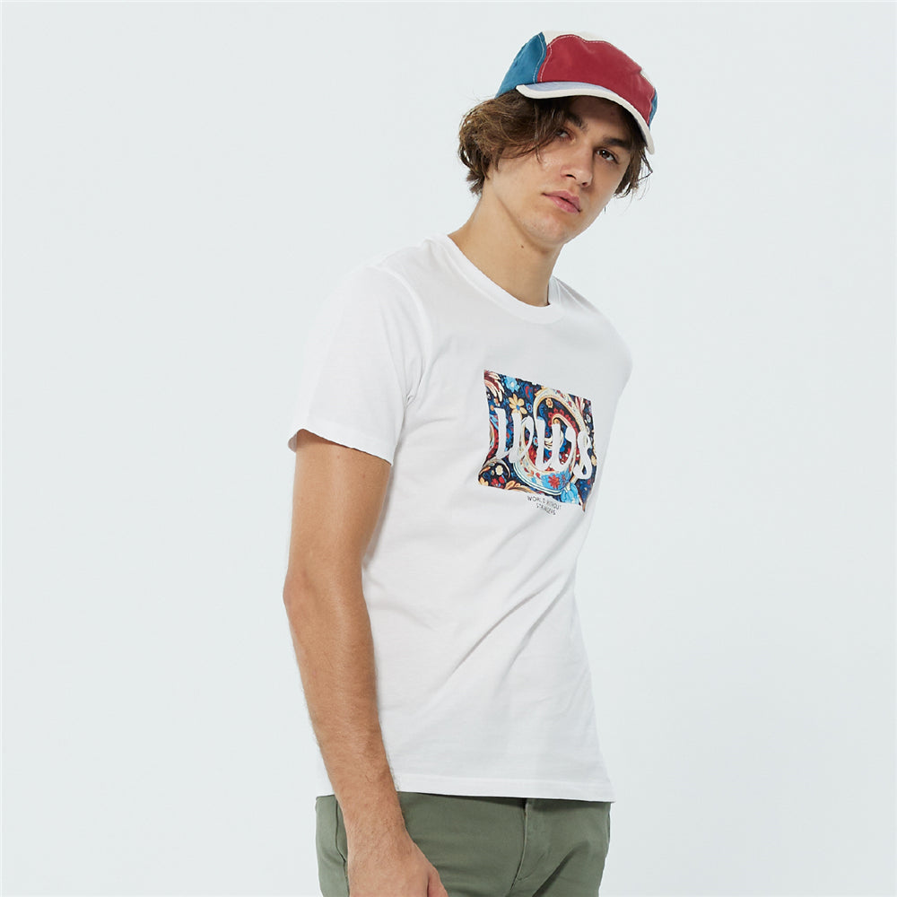 Men's Wws Theme Print Tee's