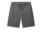Men’s Relaxed Twill Mid-Rise Shorts with Elastic Waist