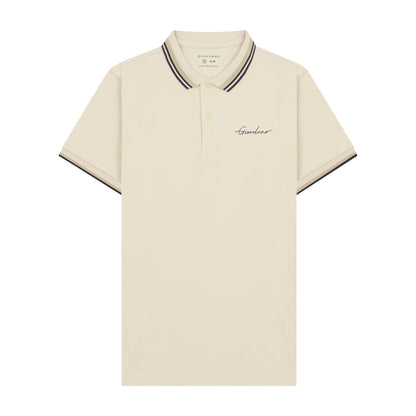 Men's Slim Fit Cotton Polo Shirt With Sailboat Embroidery