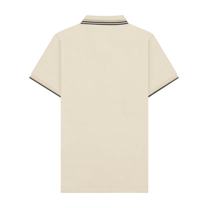 Men's Slim Fit Cotton Polo Shirt With Sailboat Embroidery