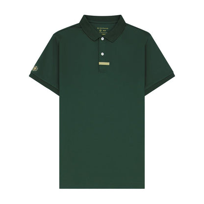 Giordano Men's Embroidered Polo-Green